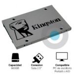Disco duro Kingston 960 GB SATA - Image 2