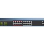 Switch PoE 250 Metros Larga Distancia / Administrable / Configuración WEB / 16 Puertos
