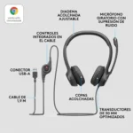 Diadema Logitech H390 USB - Image 3