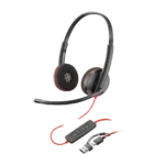 Diadema estéreo Poly Blackwire 3220