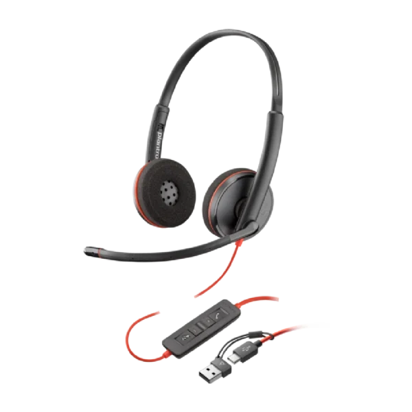 Diadema estéreo Poly Blackwire 3220